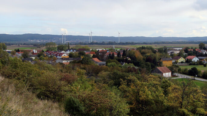 Blick auf die Gemeinde Reisenberg