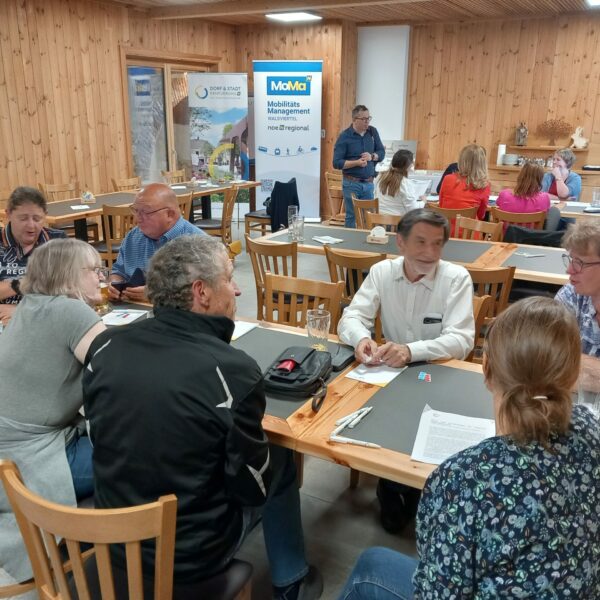 Großes Interesse zeigten die Bürgerinnen und Bürger in Sigmundsherberg am zweiten Workshop zur Erstellung der Gemeindevision.