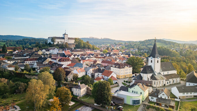 Blick auf die Stadt Weitra