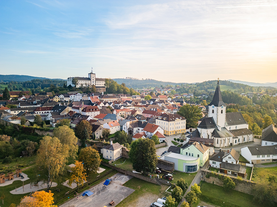 Blick auf die Stadt Weitra