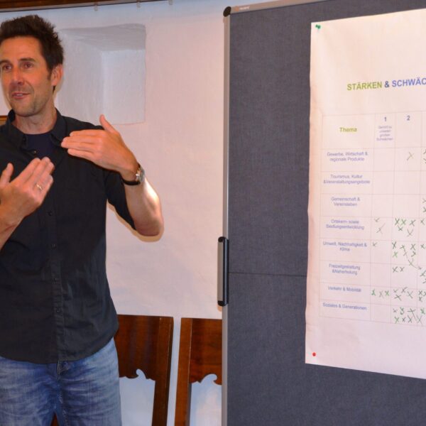 Eindrücke von der Zukunftswerkstatt Weißenkirchen