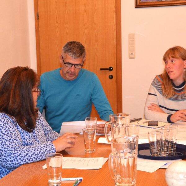 In einer Zukunftswerkstatt mit der Arbeitsgruppe Ortsentwicklung wurden die gesammelten Ideen und Maßnahmen präsentiert, diskutiert und weiterentwickelt.