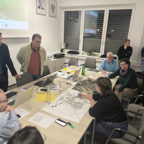 Im Zuge eines Workshops wurden die zentralen Bereiche der Gemeinde erarbeitet.