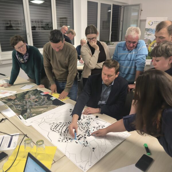 Im Zuge eines Workshops wurden die zentralen Bereiche der Gemeinde erarbeitet.
