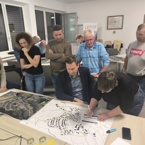 Im Zuge eines Workshops wurden die zentralen Bereiche der Gemeinde erarbeitet.