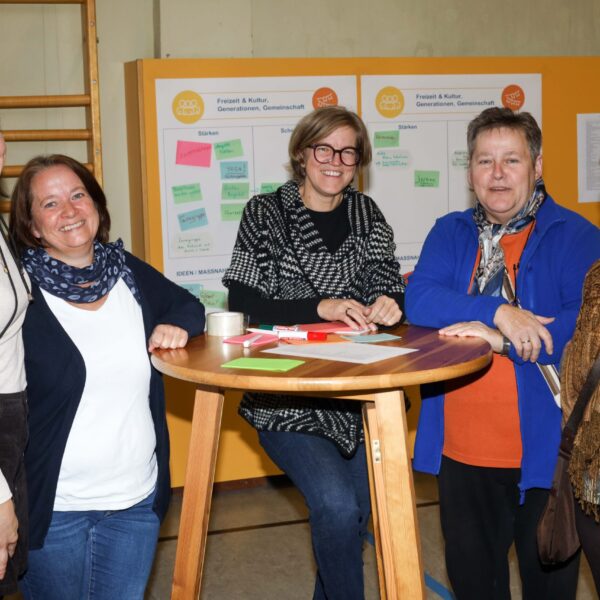 An gut besuchten Thementischen sammelten Interessierte gemeinsam Stärken und Schwächen der Gemeinde, entwickelten Maßnahmen und diskutierten Visionen für Bockfließ.