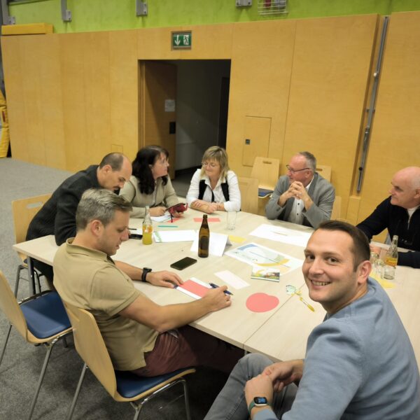 Rund 30 Personen nahmen jeweils an beiden Workshop-Tagen teil und arbeiteten in sechs Themenfeldern an den Leitzielen, Projektideen und auch der gemeinsamen Vision.