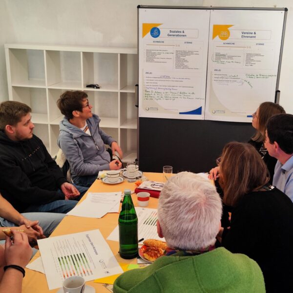 Beteiligt an diesem Workshop waren Vertreterinnen und Vertreter aus Vereinen, Institutionen und weiteren Bereichen des öffentlichen Lebens in Weitra.