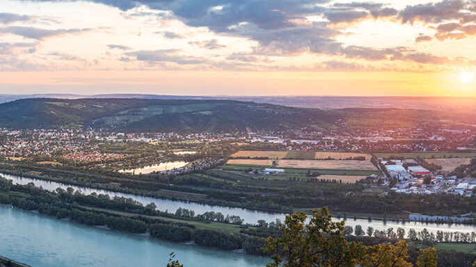 Panoramafoto Langenzersdorf