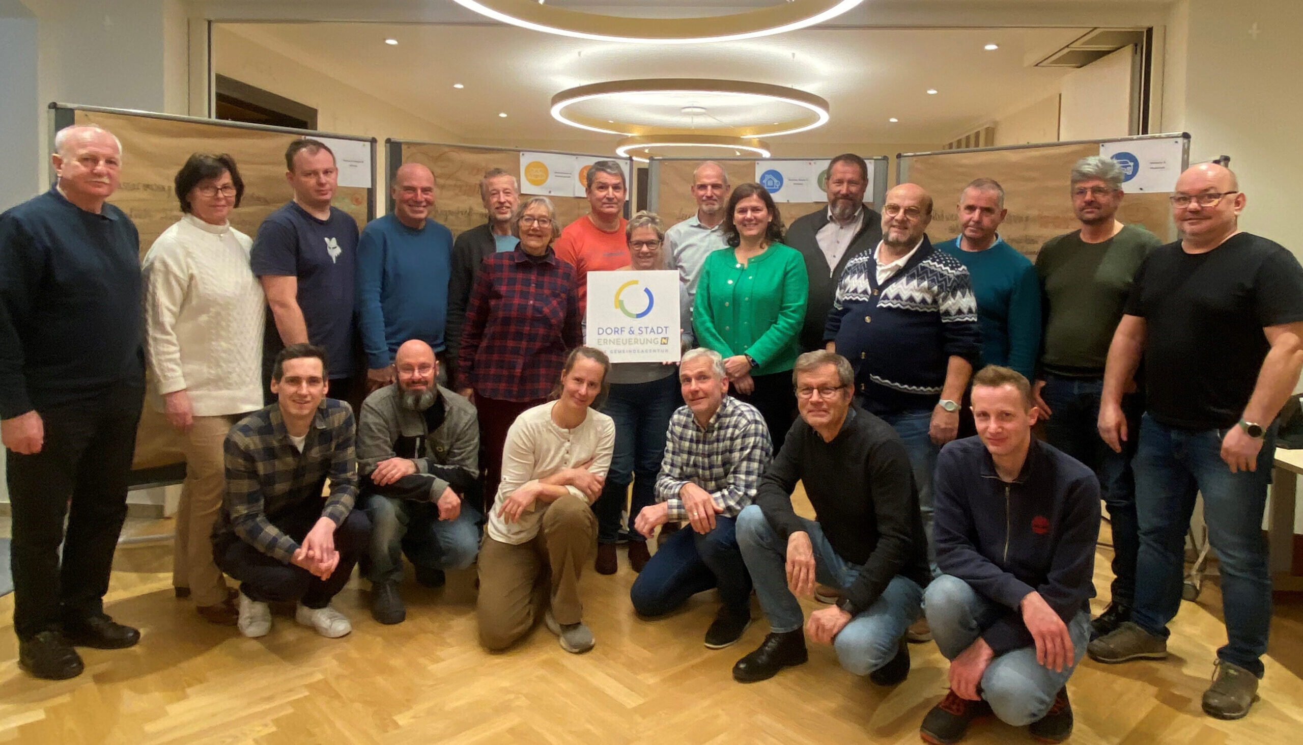 Die engagierten Teilnehmerinnen und Teilnehmer beim 2. Workshop zur Erstellung der Gemeindevision in Türnitz