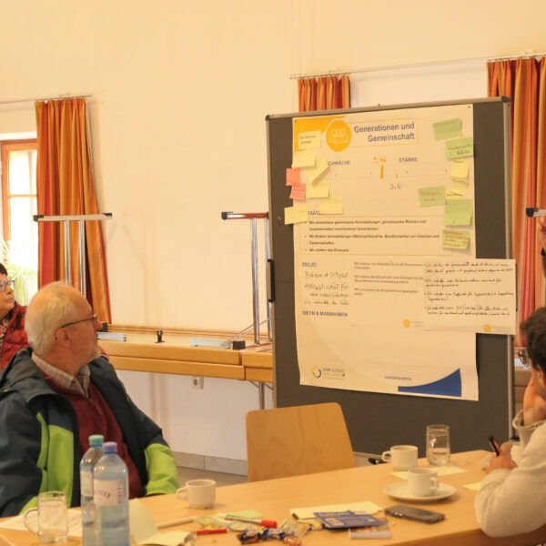 In Haidershofen entsteht die neue Gemeindevision „Wo Heimat Zukunft hat“. Über 120 Teilnehmende entwickelten bei drei Zukunftswerkstätten Ideen für eine lebenswerte und nachhaltige Zukunft aller Ortsteile.