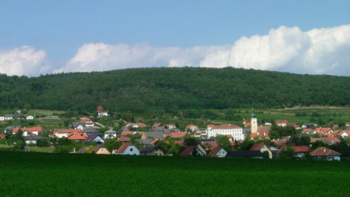 Blick auf Oberwölbling