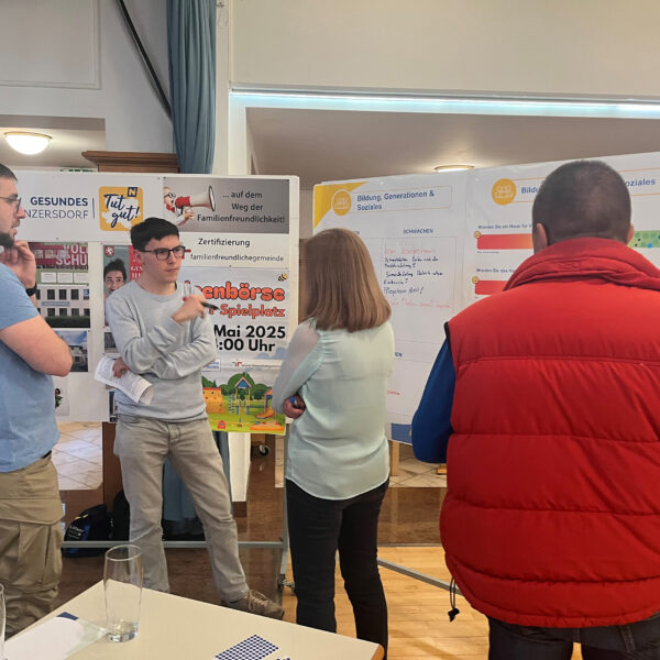 Großes Interesse beim Bürgercafé in Langenzersdorf: Über 100 Teilnehmende diskutierten die Zukunft der Gemeinde