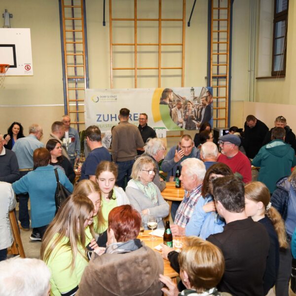 Großes Interesse zeigten die Bürgerinnen und Bürger in Bockfließ an der Gemeindevision, dem neuen Leitbild für die Gemeinde.