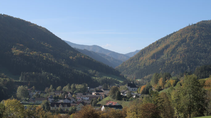 Blick auf Kleinzell von Norden