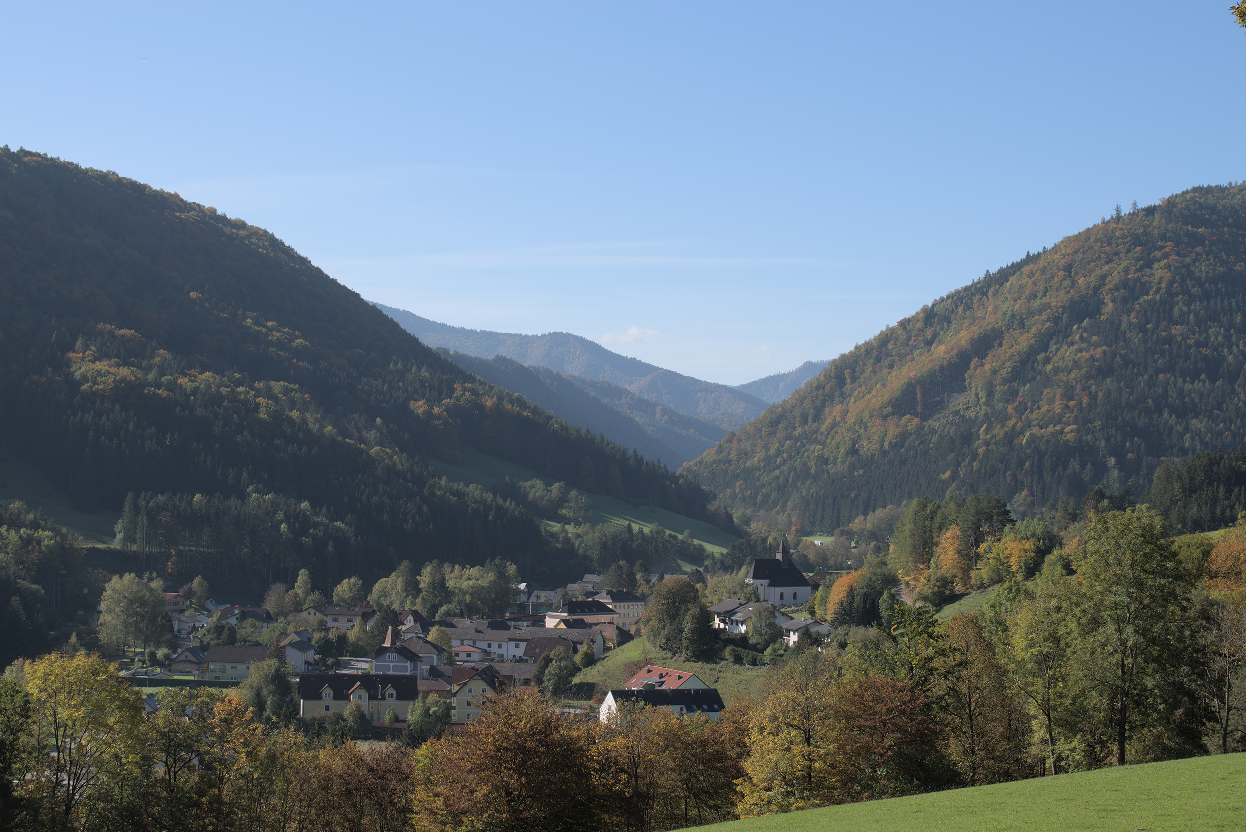 Blick auf Kleinzell von Norden
