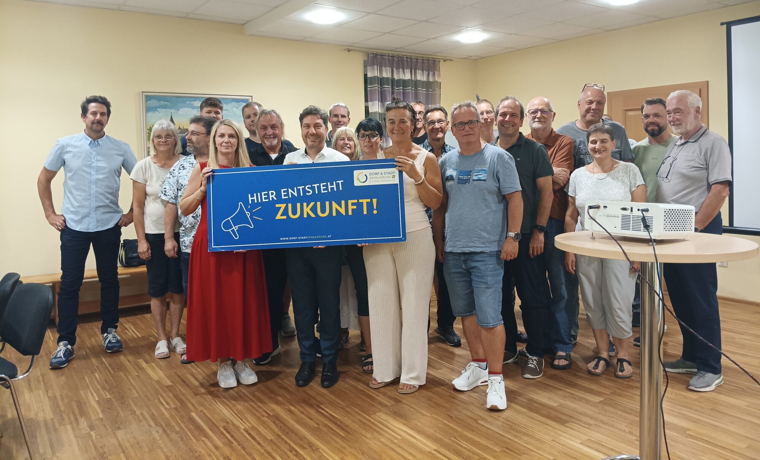 Großes Interesse an der 2. Zukunftswerkstatt und damit an der Zukunft ihrer Gemeinde zeigte die Bevölkerung in Perschling.