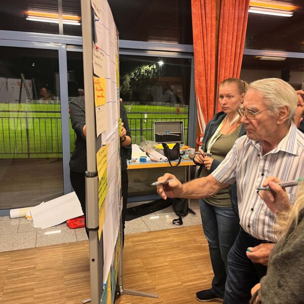 Groß war das Interesse der Bürgerinnen und Bürger in Muckendorf-Wipfing an der Zukunftskonferenz, die im Rahmen der Erarbeitung der Gemeindevision stattgefunden hat.